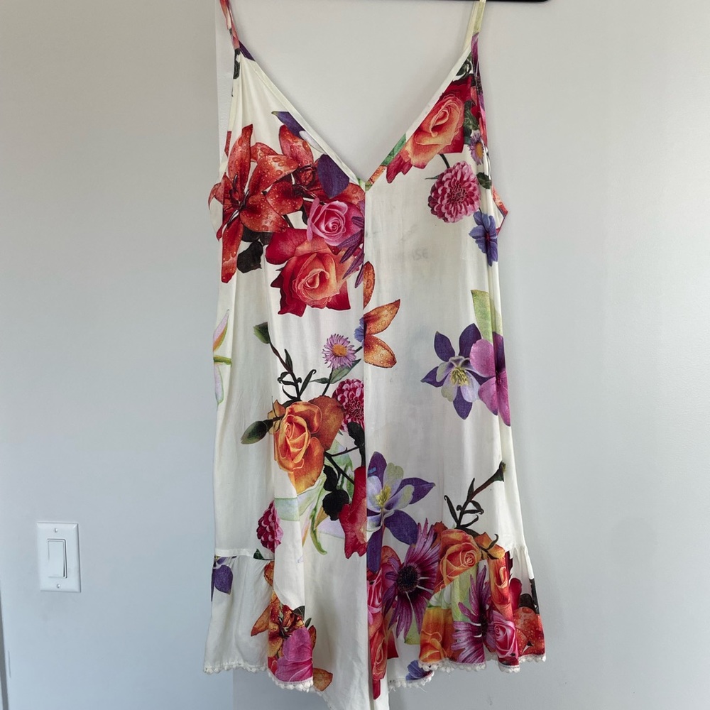 Summer floral romper